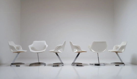 Euro International Steel Dining set, Belgium, 1970s – Metal (photo 3 of 9)