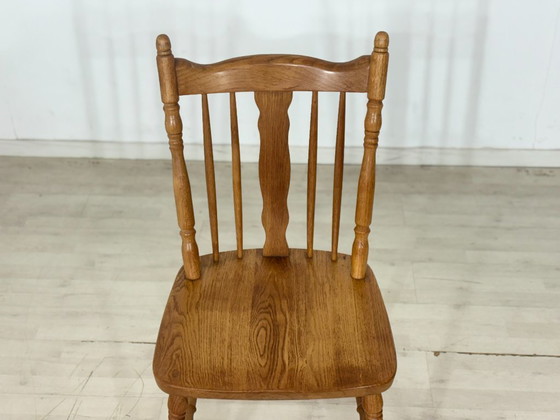 Image 1 of Très belle chaise / chaise de salle à manger de style campagnard / chaise de cuisine en bois / chaise d'entrée vintage