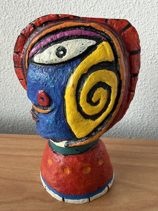 bunte Clemens Briels Figur / Flaschenverschluss