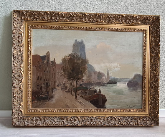 Image 1 of “Jan Knikker – Aangezicht van een stad met gesigneerd)