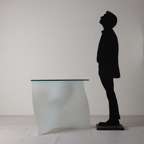 Image 1 of Glazen consoletafel uit de jaren 2000