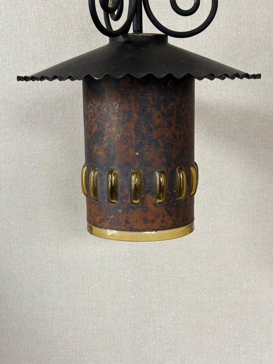 Image 1 of Vintage design lantern hall lamp 1950s 1960s