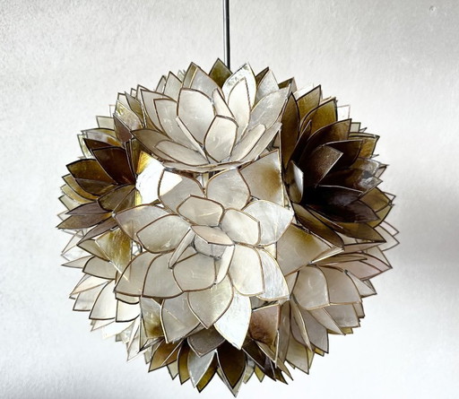 Vintage capiz hanglamp
