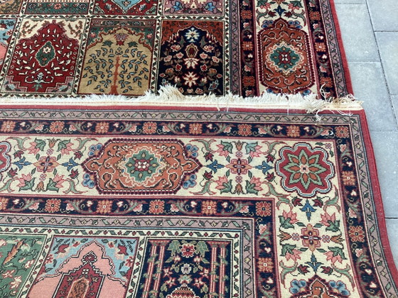 Image 1 of Vintage Moud Garden hand-knotted Persian rug Iran