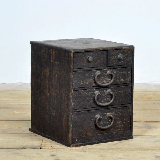 Image 1 of Small Japanese chest of drawers, circa 1900