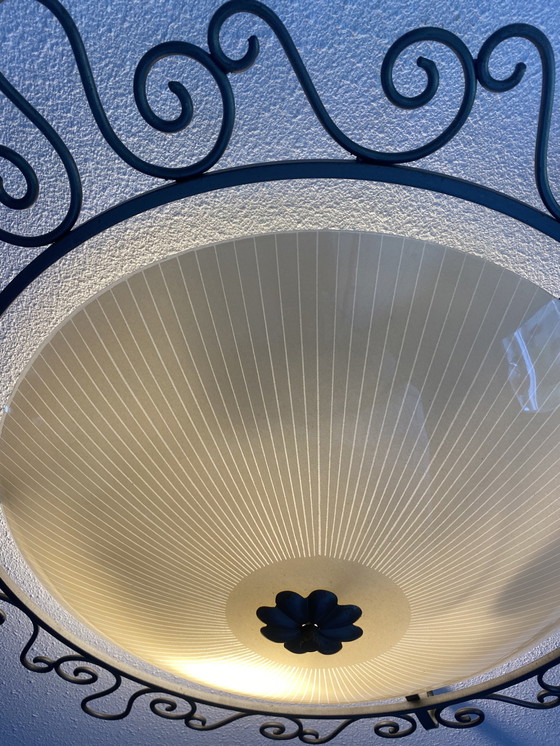 Image 1 of Vintage glazen Plaffoniere jaren 60