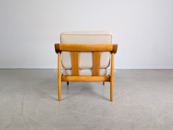 Image 1 of 2 fauteuils originaux de style vintage Wilhelm Knoll Walter Knoll en teck II