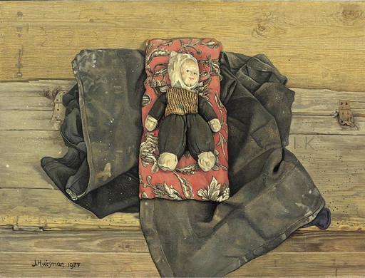 Jopie Huisman --Pop sur coussin rouge