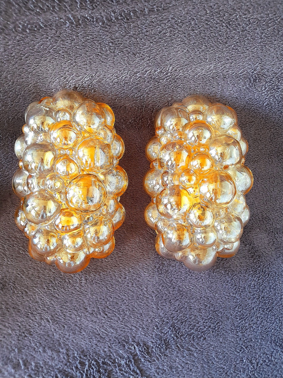 Paire d appliques bubble Helena Tynell 70s