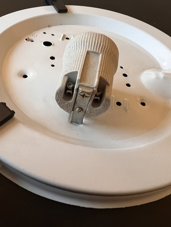 Image 1 of Plafonnier vintage Massive – en verre côtelé en forme de pyramide – années 1990