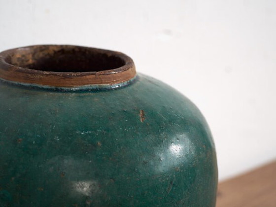 Antieke geglazuurde keramische vaas (ca. 1820) #14 – Vazen (photo 18 of 34)