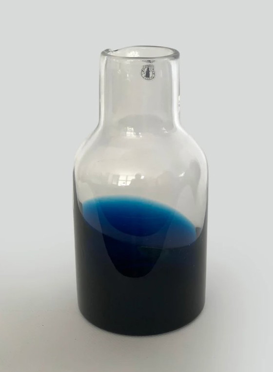 Image 1 of Vintage IKEA Carafe Blue - Mouth-blown Effetre Murano Style