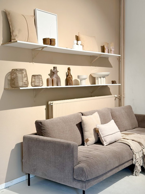 Image 1 of SITS Britt lounge sofa with down filling, wide divan and soft fabric