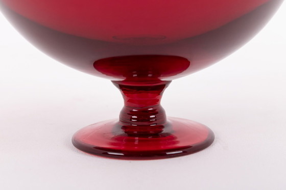 Image 1 of Vintage Glass Bowl from Monica Bratt for Reijmyre Glasbruk, Sweden 1950’s