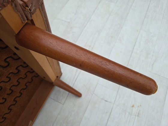 Image 1 of Poltrona danese con schienale alto, anni '70, di Vejen Polstermøbelfabrik, condizioni originali.