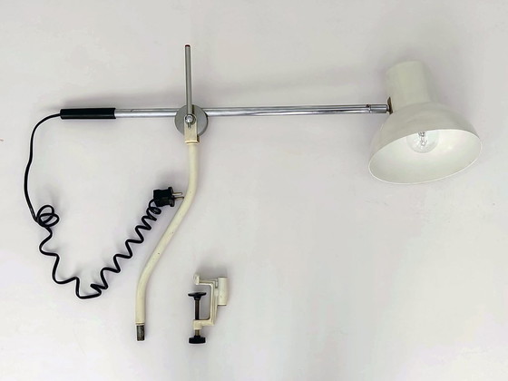 Image 1 of tafellamp klemlamp industrieel design