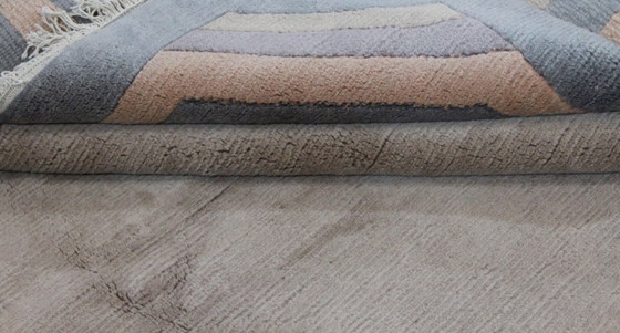 Original Modern Designer Highland Wool Rug Nepal 300 x 202 cm, Rugs & carpets, Purple (photo 7 of 8)