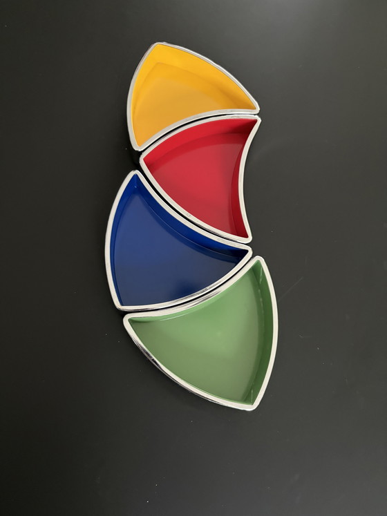 Image 1 of Set di snack giapponesi colorati vintage anni '60