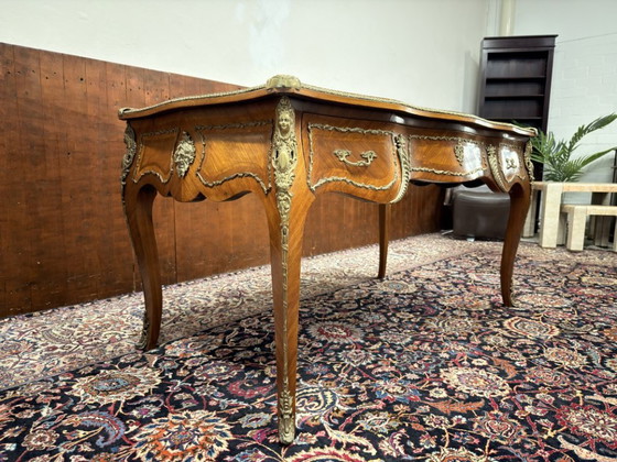 Scrivania antica francese Luigi XIV – Scrivanie, Leather, Wood (photo 10 of 22)