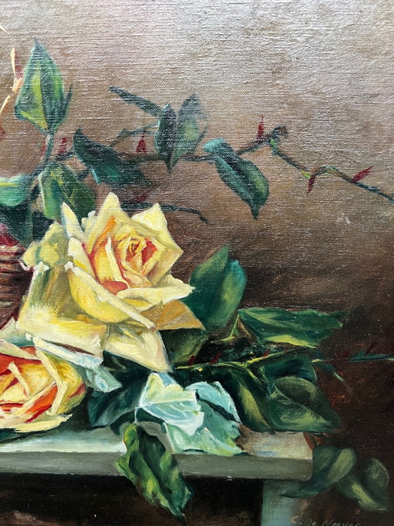 Charles de Naeyer ( ) Still life with roses – Paintings & Drawings, Canvas (photo 4 of 6)