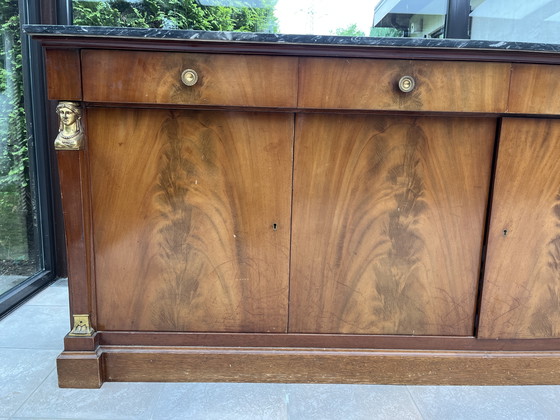 Image 1 of Mobile antico in stile Impero con piano in marmo