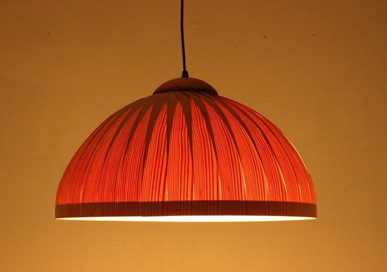Image 1 of Deckenlampe/Deckenleuchte von Hans Agne Jakobsson, Teakholz, Schweden, 1970er Jahre