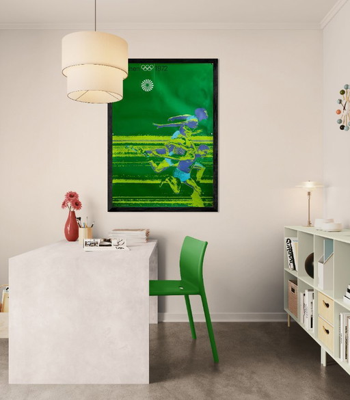 Leichtathletik - München 1972 - Original Plakat von Otl Aicher - A0 Plakat 119 x 84cm | Deutschland