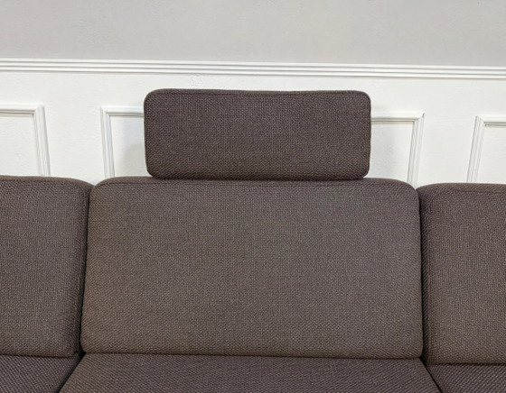 Image 1 of Brühl Alba Designer Sofa Ecksofa Couch Braun Stoff Schlaffunktion