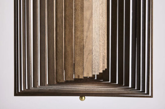 Image 1 of FRAMES, gerookt eikenhout, kunstobject, NORR11, sculptuur, Deens design