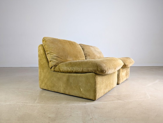 Image 1 of Set of 2 Space Age armchairs three-point - COR Luigi Colani suede