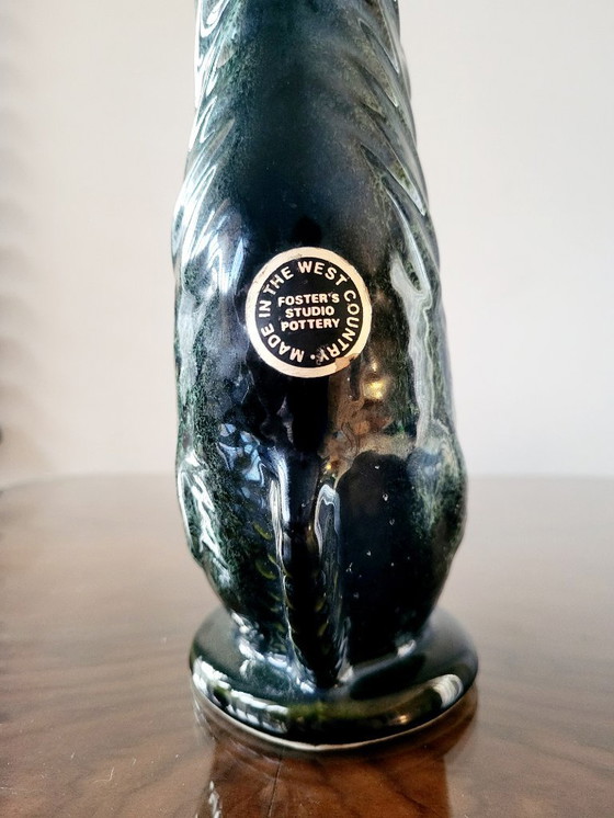 Image 1 of Vintage keramieken waterkan of vaas, Fosters studio Pottery Gurgle