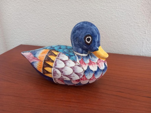 Earthenware Figurine Duck Melior Italy