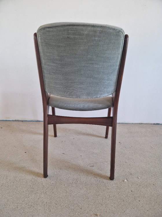 4 sillas de comedor Louis Van Teeffelen – Textile, Velvet (photo 5 of 5)