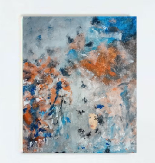 Abstract painting "The Pearl"