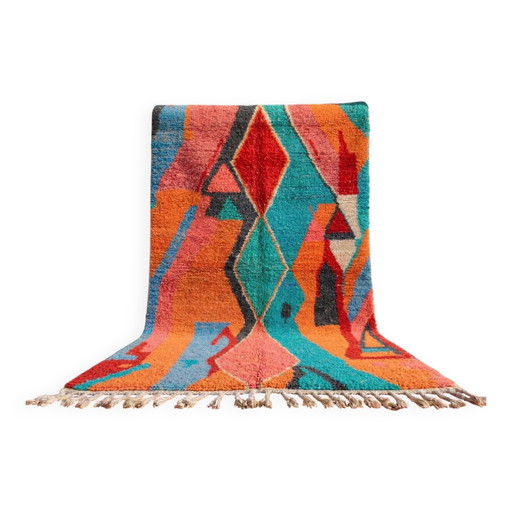 Tapis berbère fait main en laine colorée 200/300cm