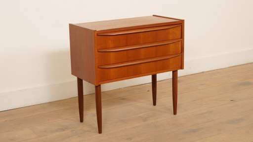 Commode vintage | 3 tiroirs | Table de chevet