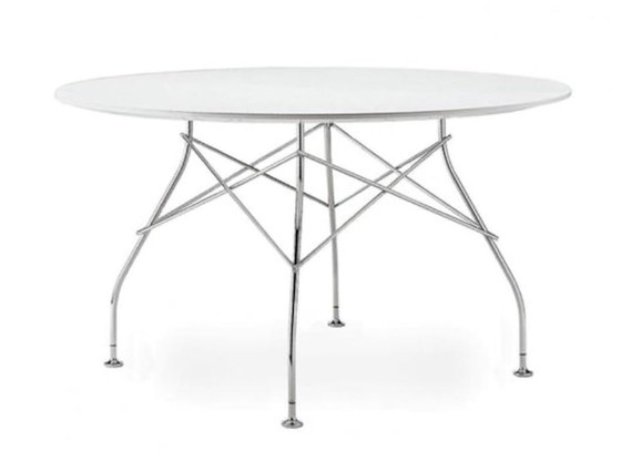Image 1 of Tavolo da pranzo rotondo di design Kartell 128 cm