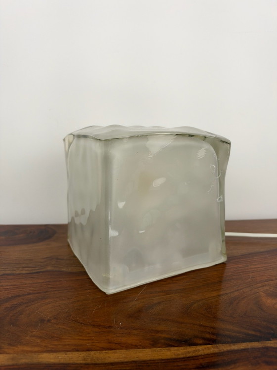 Ikea Vintage Ice Glazen Lamp – Tafellampen (photo 3 of 8)