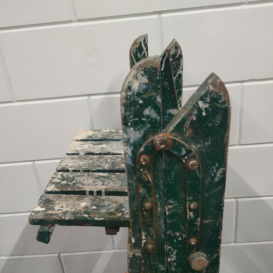 Image 1 of Decoratieve vintage schildersladder 