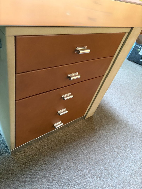 Italiaans vintage directiebureau in mid-century modern stijl, gemaakt door Guido Faleschini en vervaardigd (photo 15 of 23)