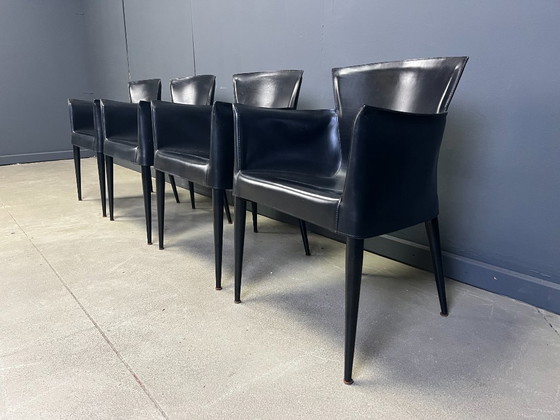 Image 1 of Vela eetkamerstoelen van Carlo Bartoli voor Matteo Grassi, jaren 80.