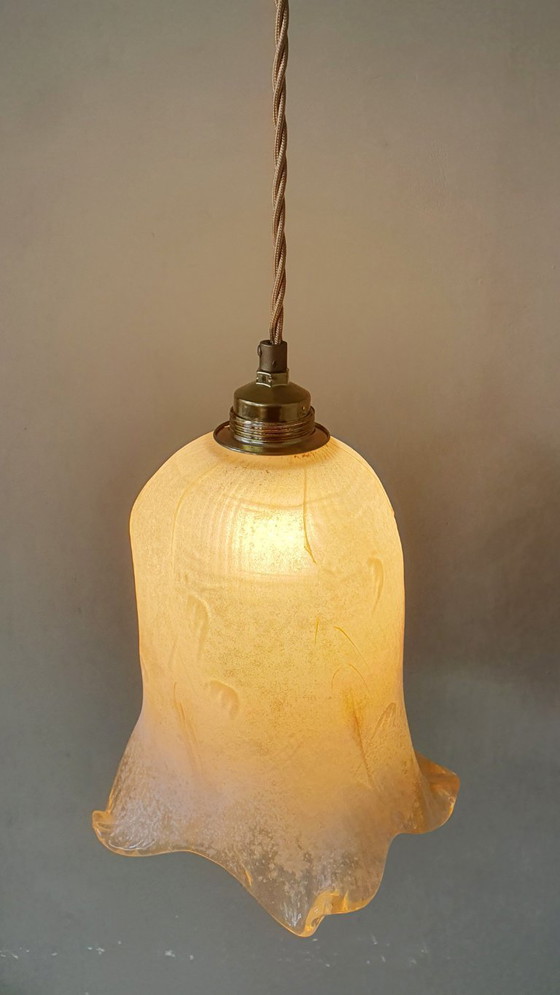 Image 1 of Set van 2 Vintage Murano hanglampen - Mid Century - Italy