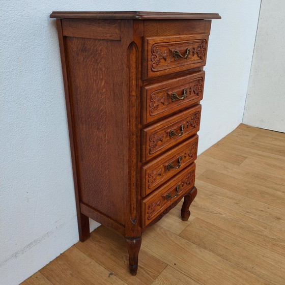 Vintage landelijk ladekastje nachtkastje ladekast – Ladekasten, Wood (photo 6 of 10)