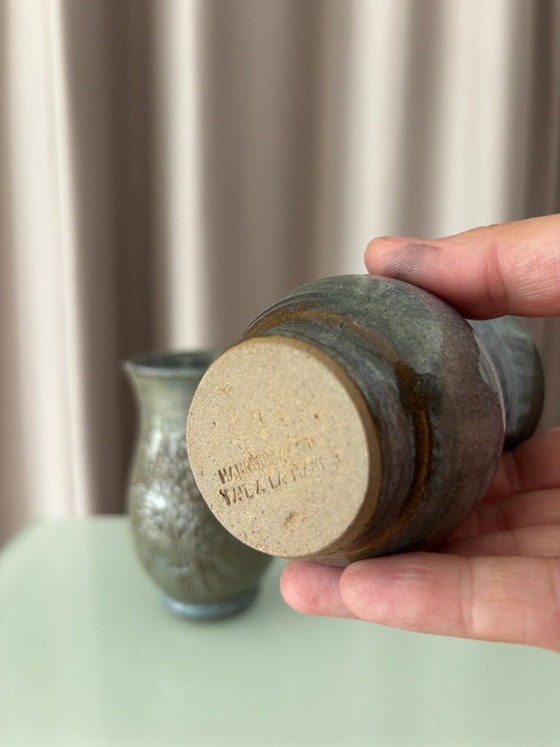 Coppia di vasi in ceramica da studio belga – Fatti a mano – Regali (photo 4 of 9)