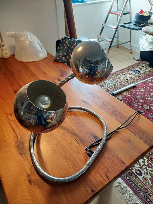 Lampe serpent serpent Goffredo reggiani. Conception italienne