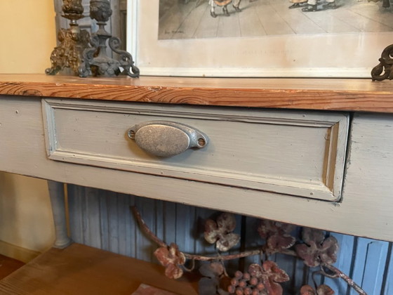 Image 1 of Beistelltisch Wandtisch doppelt Plateau Französisch