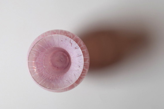 Image 1 of Mid-Century Kosta Boda Pink Glass Vase - Ulrica Hydman Vallien Scandinavian Design / 1970s