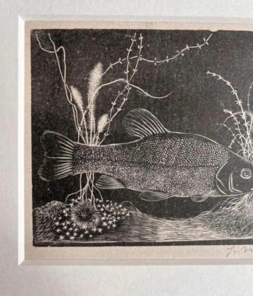 Jan Mankes 1889-1920 / Heliogravure Zeelt 1923 – lithos zeefdrukken, Paper (photo 2 of 7)