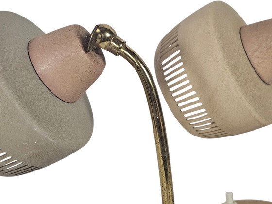 Robert Pfäffle KG - 2 table lamps - metal - brass - Germany - 1960's (photo 12 of 12)