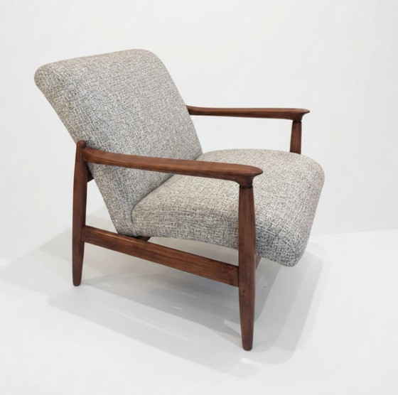 Image 1 of Fauteuil WR tissu chiné beige